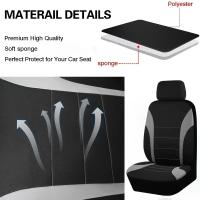 Funda De Asiento Universal Para Coche Poliéster Protección Para Asientos Delanteros Y Traseros Seguro Para Camión Van SUV Accesorio De Protección Para Asientos - details 3