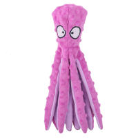 Juguete De Peluche Para Perros Octopus Con Voz Y Carcasa Juguete De Masticar Interactivo Para Limpieza De Dientes Resistente Al Masticar Para Mascotas - details 11