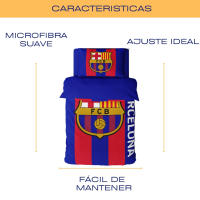 MOZURU Conjunto Nórdico de Microfibra Blaugrana - Tamaño 135 x 200 cm, Fútbol Club Barcelona - - details 1