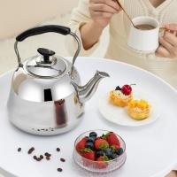 Hervidor De Agua De Acero Inoxidable Con Silbato Gran Capacidad Calentamiento Rápido Base Para Fogón Y Cocreador Inducción - details 7