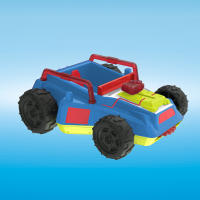 METAZELLS Slicer Trasher Azul + Figura Personaje Bark S1 + 1 Carta, Vehículo con Sierra que Corta Árboles, Juguete Regalo para Niños y Niñas +3 Años - details 2