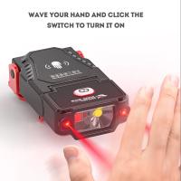 Lámpara Frontal LED Sensor Mini Ajustable Impermeable Recargable Por USB Para Camping Pesca Y Actividades Al Aire Libre - details 3