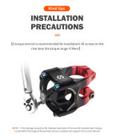 TOSEEK Tija De Bicicleta MTB 35mm CNC Ultraligera 0 Grados Elevación Durable Para DH AM Enduro Compatible Con Rueda Delantera 28.6mm - details 8