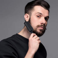 Set De Cepillos Para El Cuello Y Cabello Barbero Con Mango De Plástico Cepillo Suave Para Limpieza De Cabello Y Barba Forma Especial Para Peinar Y Limpiar - details 5