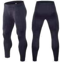 Pantalones De Compresión Para Hombre Quick Dry Fitness Gym Tights Leggings De Entrenamiento Pantalones Largos Para Baloncesto Y Fútbol - details 1