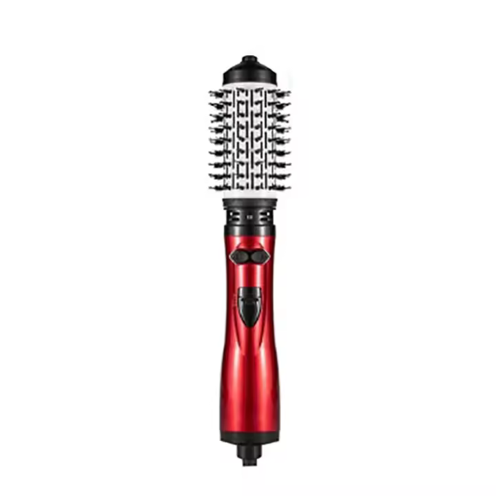Tres-en-uno de aire caliente Styler y secador de pelo giratorio 360 ° cepillo de estiramiento de cabello rizado seco-Yujia - 1