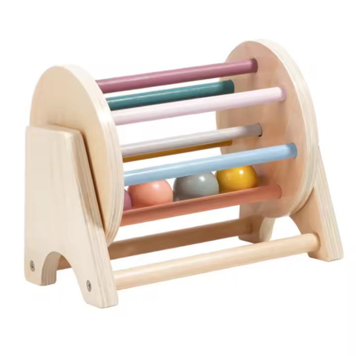 juguetes para niños juego para niños juguetes para niños juguetes para bebés juguete cognitivo juguete de aprendizaje de color para niños rompecabezas rodillo modelo herramienta juguetes educativos Madera - 1