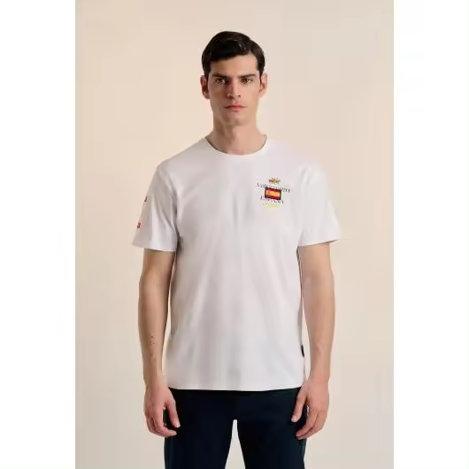 Camiseta Valecuatro blanca escudo ESP - 1