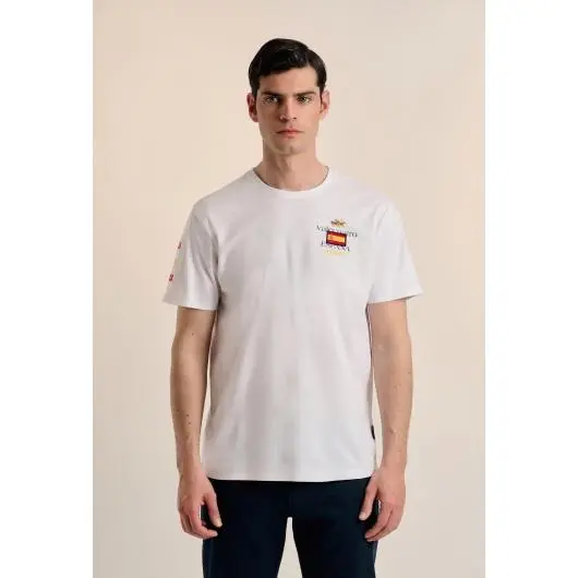 Camiseta Valecuatro blanca escudo ESP - 1