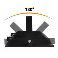 Lámpara De Inundación LED IP66 Impermeable 100W 50W Negro Con Caja De Aluminio Para Jardín Calle Puerta Farol De Pared - details 5