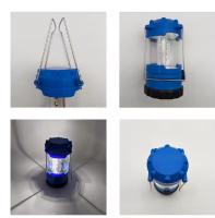 Farol Portátil Recargable 12 LED – Luz Colgante Multifuncional para Camping y Emergencias - details 1
