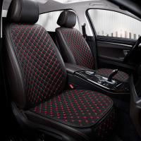 Cubiertas De Asiento De Coche Universal En Cuero PU Para Todas Las Estaciones Protector De Asiento Delantero Y Trasero Almohadilla Cojín Mat Accesorios Interiores De Auto Con Bolsa De Almacenamiento - details 1