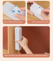 Lámpara De Escritorio Multifuncional Plegable Con Protección Ocular Iluminación LED Para Dormitorio Sala De Estar Estudio Regulable a Infinito - details 8