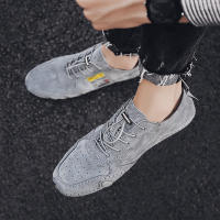 Zapatos Casuales Para Hombre CLOHOO De Cuero Genuino Ligeros Antideslizantes Para Exterior Caminar Conducir Sin Tacón - details 11
