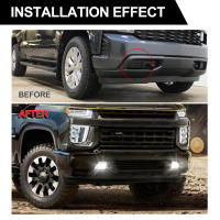 Luz De Niebla LED Para Chevrolet Silverado 2019 2020 Lámpara De Día Antiniebla Frontal Impermeable DLAA Chevelle Luz Diurna 3400LM - details 7