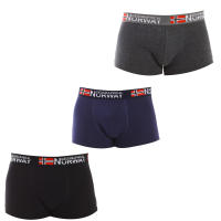 Geographical Norway-Pack-3 Bóxers con Frontal Anatómico GN1000 para Hombre