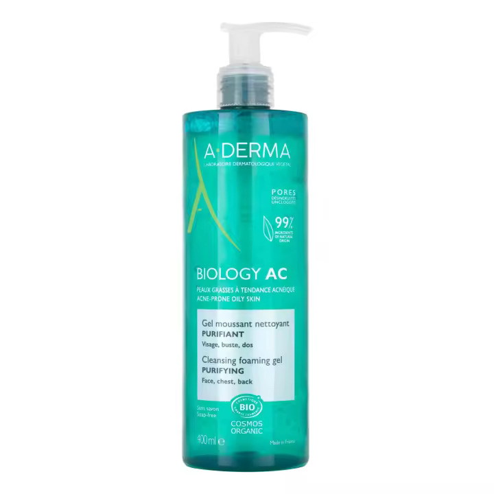Aderma Biology AC Gel Limpiador Cara Cuerpo 400 ml - 1