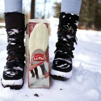 UNUSUAL- 3 Pack de Plantillas de piel de oveja, Talla 36-46 plantillas de zapatos de lana premium cálidas de invierno, mujeres hombres plantillas de lana de oveja para zapatos de trabajo botas zapatos - details 2