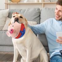 Juguete Interactivo Pequeño Para Perros Peluche De Cerdo Dibujos Animados Lavable Con Sonido Y Movimiento Electrónico Bola Saltante - details 4