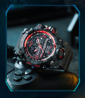 Reloj Deportivo De Lujo SANDA G-Style Militar LED Digital Para Hombre Resistente Al Agua Cuarzo Reloj De Pulsera Con Pantalla Analógica Y Digital - details 1