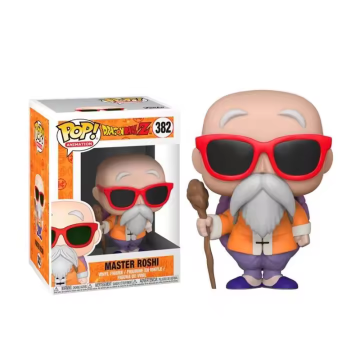 Funko POP! Dragon Ball - Serie de TV - 382 Master Roshi - Dragon Ball - Figura Coleccionable Oficial - Juguete para Niños y Adultos - Fans - Diversidad de Personajes y Temáticas - 1