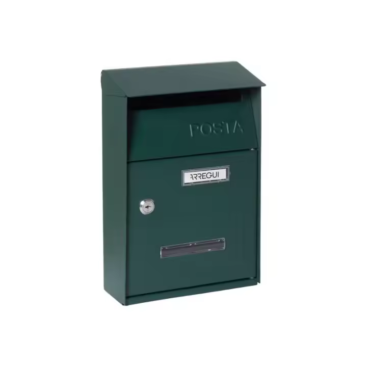 ARREGUI Up Buzón Exterior de Acero Tamaño S (Correo DIN A5) | Buzón de Pared Pequeño | Buzón de Correo con Ventanas de Visualización | Fácil de Instalar - 1