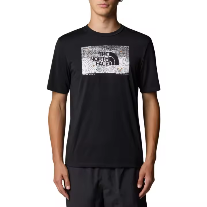 Men’s Foundation Abstract Graphic Tee TNF BLACK - 1