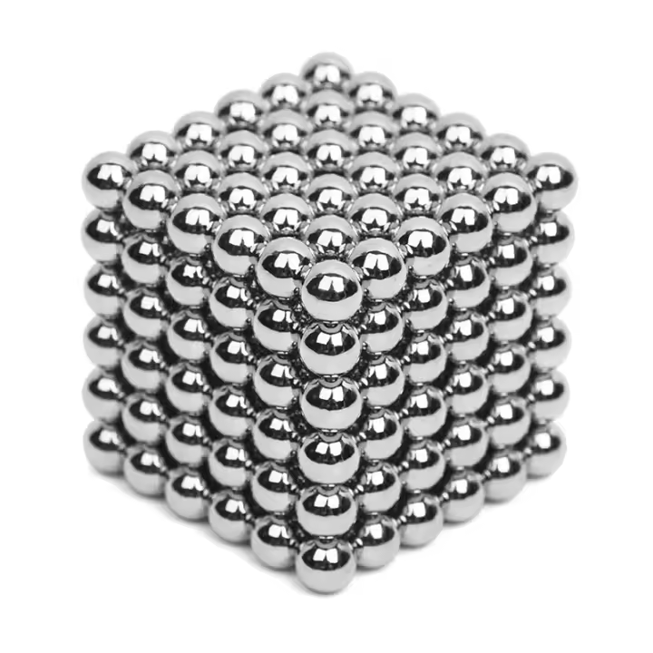 216 bolas magnéticas 5mm Juguetes de construcción , Juegos de Mesa ingenio, Juguete de construcción Rompecabezas, Bolas Colores antiestrés, Juego de ingenio 1 colores ( 216 unidades) - 1