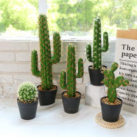 Gran Suculentas Artificiales De Espina De Desierto Para Decoración Del Hogar 30/43cm Planta Falsa De Cactus Para Interiores Sin Mantenimiento - details 7
