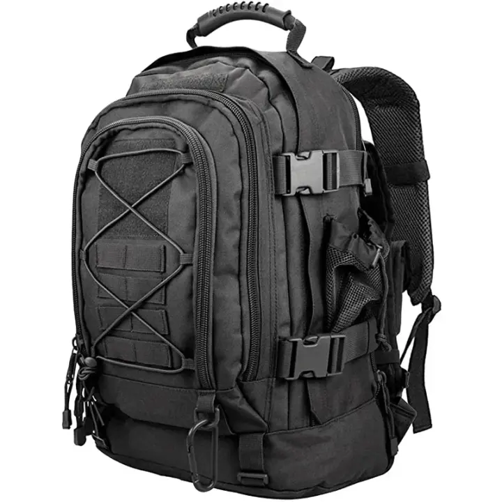 Mochila Táctica 60L Para Hombres Impermeable De Alta Capacidad Con Sistema Molle Para Camping Caza Senderismo - 1