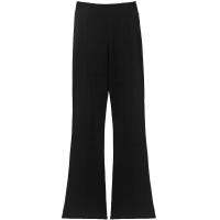 Pantalones De Baile Para Niños Y Niñas Pantalones De Cintura Media Con Cierre Elástico Pantalones De Manga Larga Para Danza Latina Y Jazz Color Negro Hechos De Algodón Slim Fit - details 4