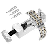 Kit De Herramientas Profesionales Para Reparación De Relojes Herramienta Extendible Para Cortar Y Remover Correas De Reloj Material De Acero Inoxidable Set De Soporte Para Montaje De Bandas - details 1