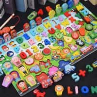 Juguetes De Madera Montessori Para Niños Tablero Ocupado Con Frutas Números Alfabeto Animales Y Tráfico Juego De Encaje Educativo Para Preescolar - details 1