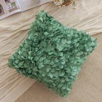 Funda de almohada con flores de hortensia tridimensionales hecha a mano, ligera y de lujo, para sofá, balcón, ventanal, cojín de noche - details 5