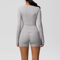 SSITO Traje Deportivo de Yoga para Mujer, 2 UDS., entrenamiento, ajuste Seco, transpirable, Top Deportivo de Alta elasticidad, pantalones de Yoga de Belte Alta para Mujer - details 29
