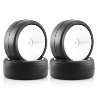 4Pcs Neumáticos De Alta Grip Para Carreras RC 65*26mm Adecuados Para Coches RC Tamiya TT01 TT02 XV01 PTG-2 HPI HSP Piezas De Mejora - details 0