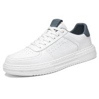 Zapatillas Casuales Para Hombre En Cuero Blanco Suela Ligera Transpirables Tenis Deportivos Para Adultos Zapatillas Hombre - details 9