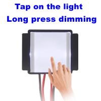 Interruptor Toque Espejo PwwQmm DC 12V 24V Para Baño Y Maquillaje LED Monocromático Tricolor Sin Electrodo Ajustable Y Dimming - details 0