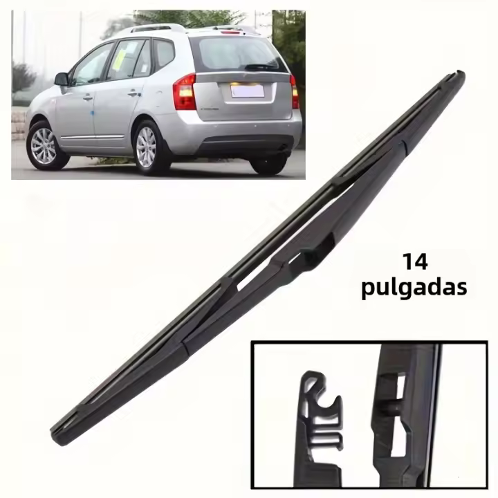 Limpia Para Kia Carens MK2 Rondo UN 2006-2011 Limpieza Trasera Ventosa Vidrio Puerta Trasera Ventilador De Aire Acondicionado - 1