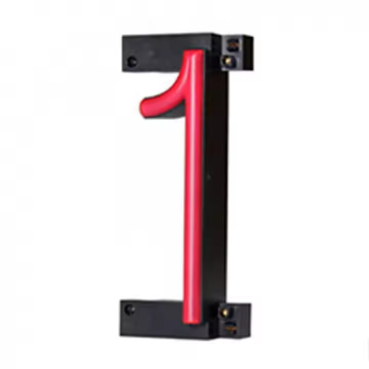 Greenice | Número LED Neon 1 Ancho 54Mm Alto 161Mm Fondo 38Mm - - - 1