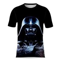 Camiseta Gráfica Star Wars Para Hombres Y Mujeres Darth Vader Y Trasnochadores Estilo Casual Transpirable Para Verano - details 5