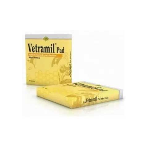 Vetramil 10 cm x 10 cm para Perros y Gatos 5 unidades - 1