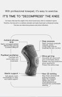 1 Pieza De Protección De Rodilla Con Fijador De Tira Soporte Medial De Patela Compresión Y Protección Para Deportes Como Correr Y Baloncesto - details 5