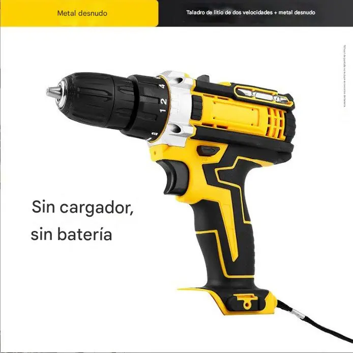 Taladro Percutor 21V + Atornillador Eléctrico 3 en 1 - Batería de Litio Recargable, Alta Potencia y Multifunción (Ideal para Bricolaje y Profesionales) - 1