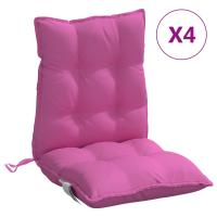 vidaXL Cojines para silla con respaldo bajo 4 uds tela Oxford Color Gris,  Crema,  Beige y mas Cojín Decorativo de Asiento Cojines de muebles de salon - details 6