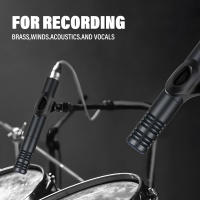 Micrófono De Condensador De Metal Super-Cardioid Con Amplio Rango De Respuesta De Frecuencia Para Hi-Hat Y Percusiones Tipo Lápiz Para Estudio Profesional - details 1