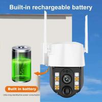Cámara De Seguridad Solar Exterior IP 5MP HD Visión Nocturna 4G SIM WiFi Monitoreo Remoto Para El Hogar Cámara De Vigilancia De Video Wireless - details 1