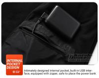 Chaleco Calentado Para Hombres Y Mujeres Tamaño 6XL Chaqueta Eléctrica USB Calentador Corporal Térmico Para Invierno Motorista - details 21