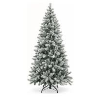 Árbol de Navidad Nevado Realista Artificial Material PVC Soporte de Metal 150/180/210/240cm - details 0