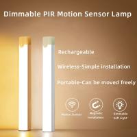Luz De Armario Inalámbrica Recargable Con Sensor De Movimiento LED Para Armario Cocina Escaleras Luz Nocturna Operada Por Batería - details 1